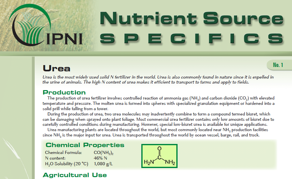 Nutrient Source Specifics